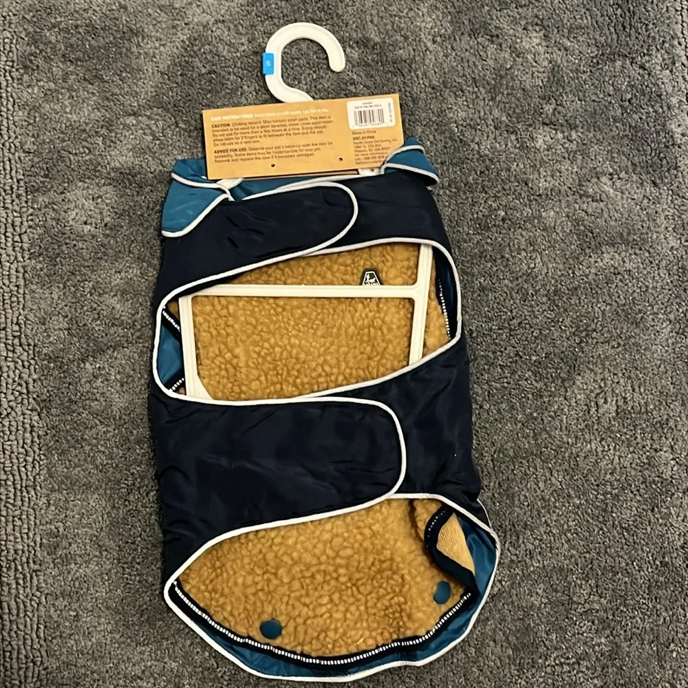Dog Coat Arcadia Trail 3-in-1 Multiwear Coat in Teal/Gray/Navy size S NEW!